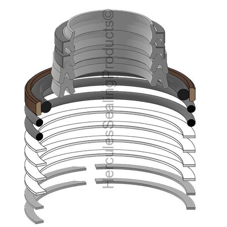 Toyota -After Market Parts Hydraulic Cylinder Repair Kit- 10-50x75LIFT TRUCK KITS 04433-20011-71